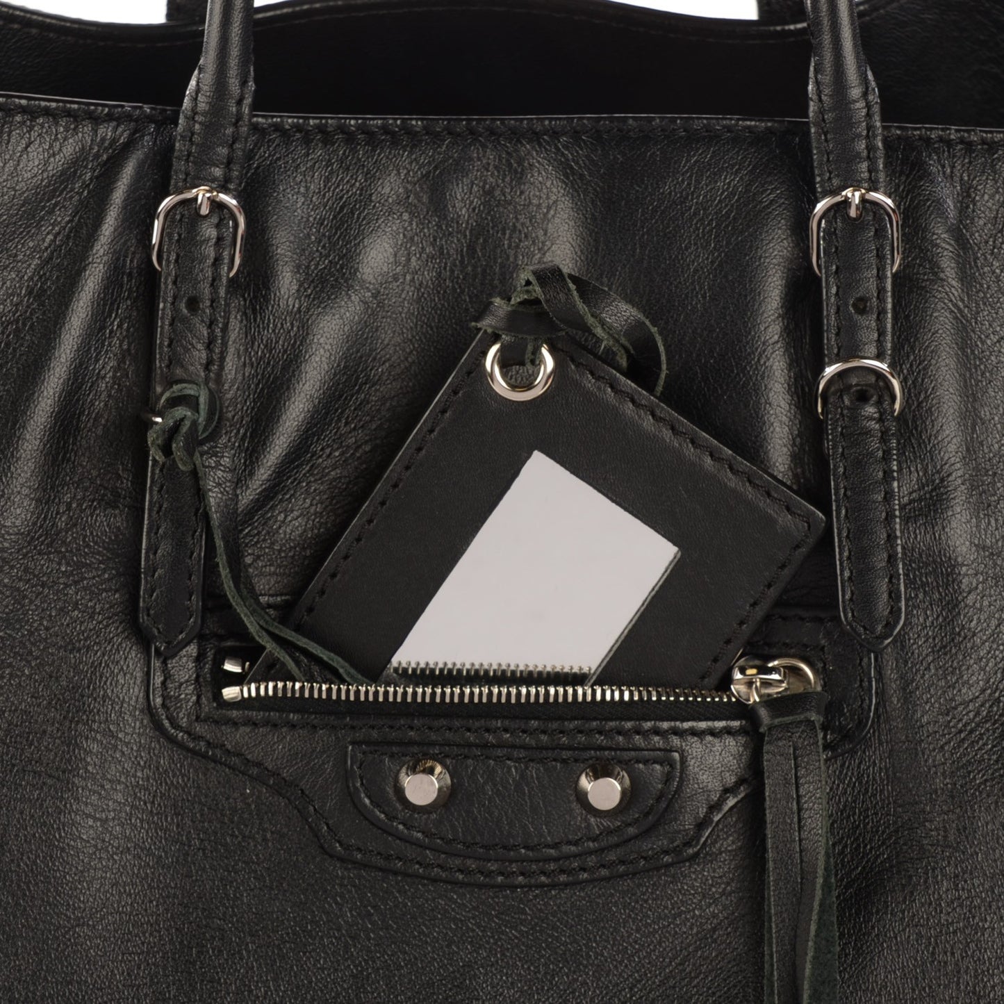 Supple Calfskin Papier A4 Tote Black