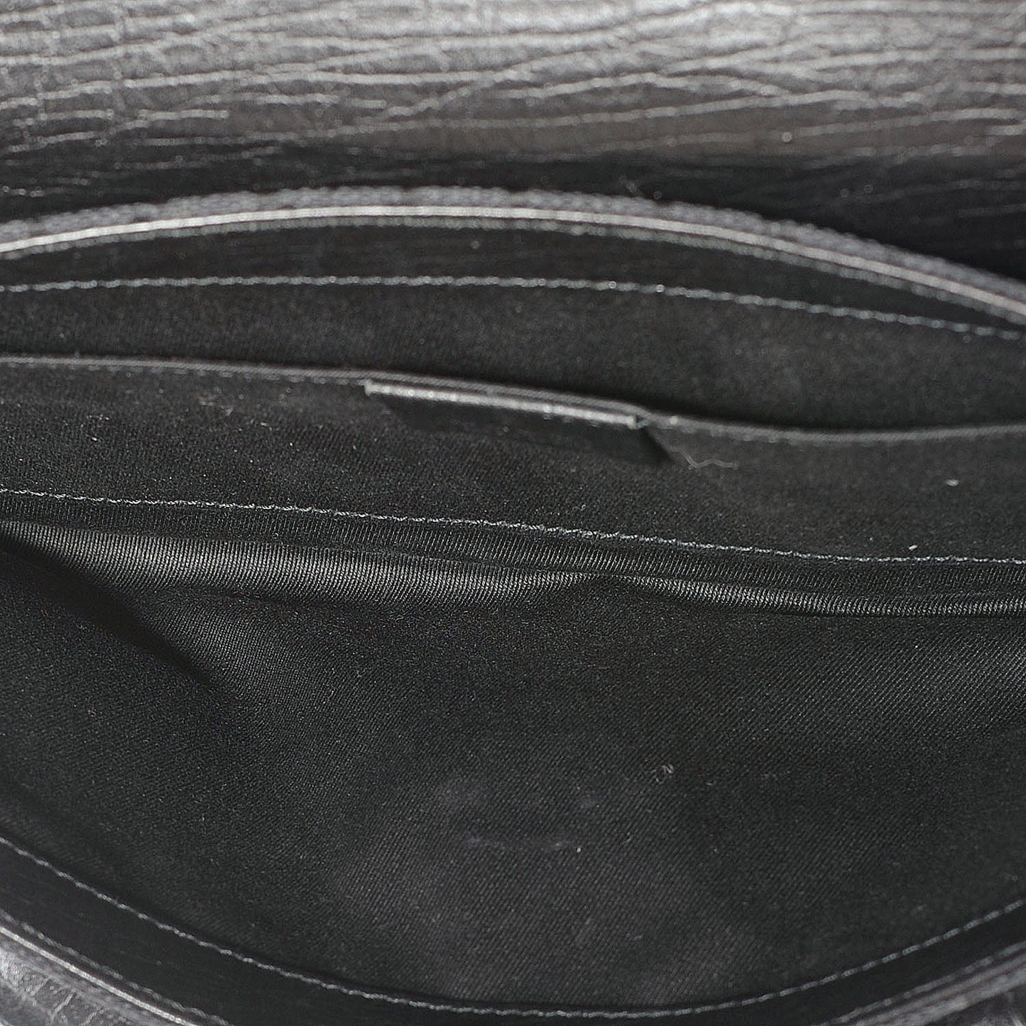 Monogram Horsebit Clutch Black