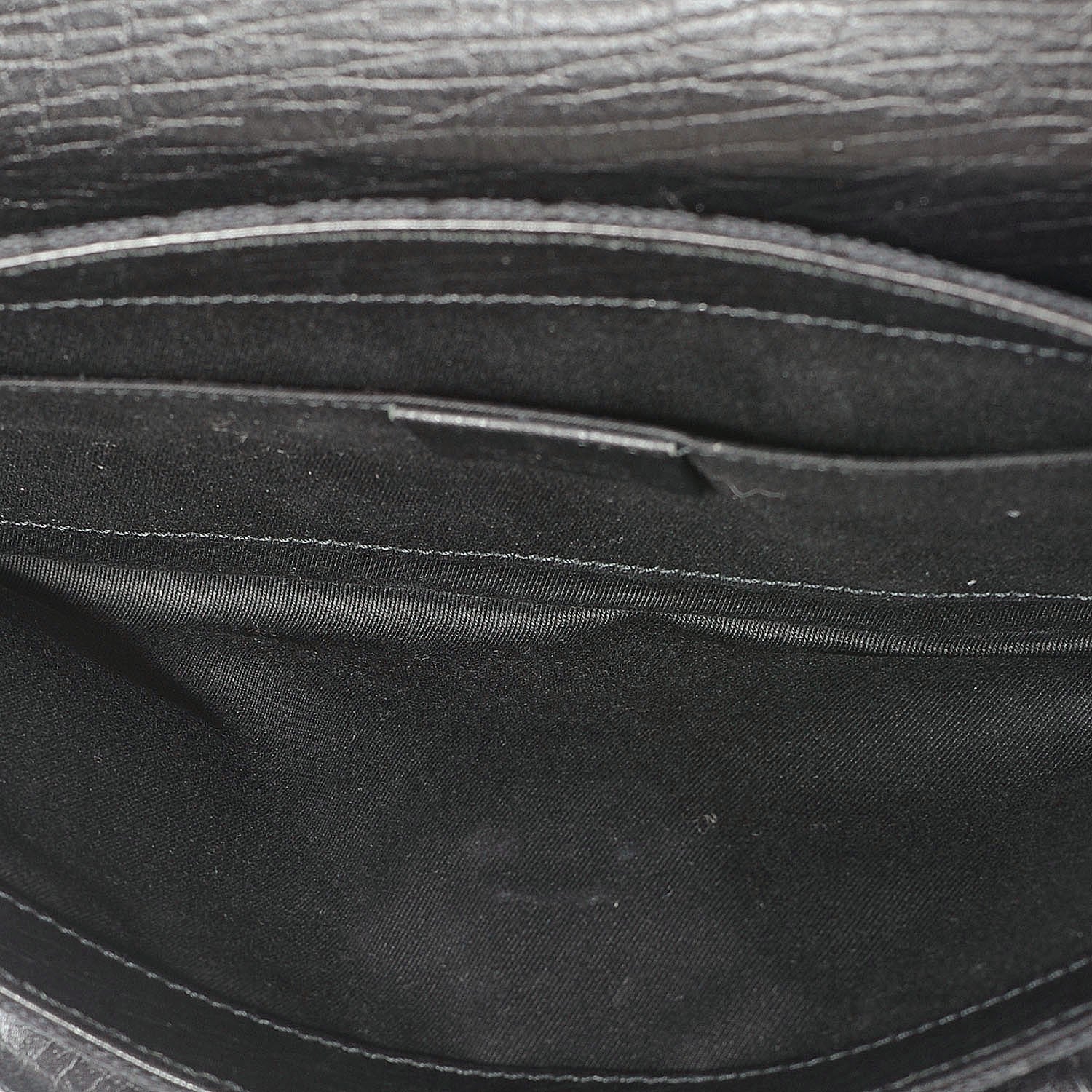 Gucci Monogram Horsebit Clutch Black 5 of 7