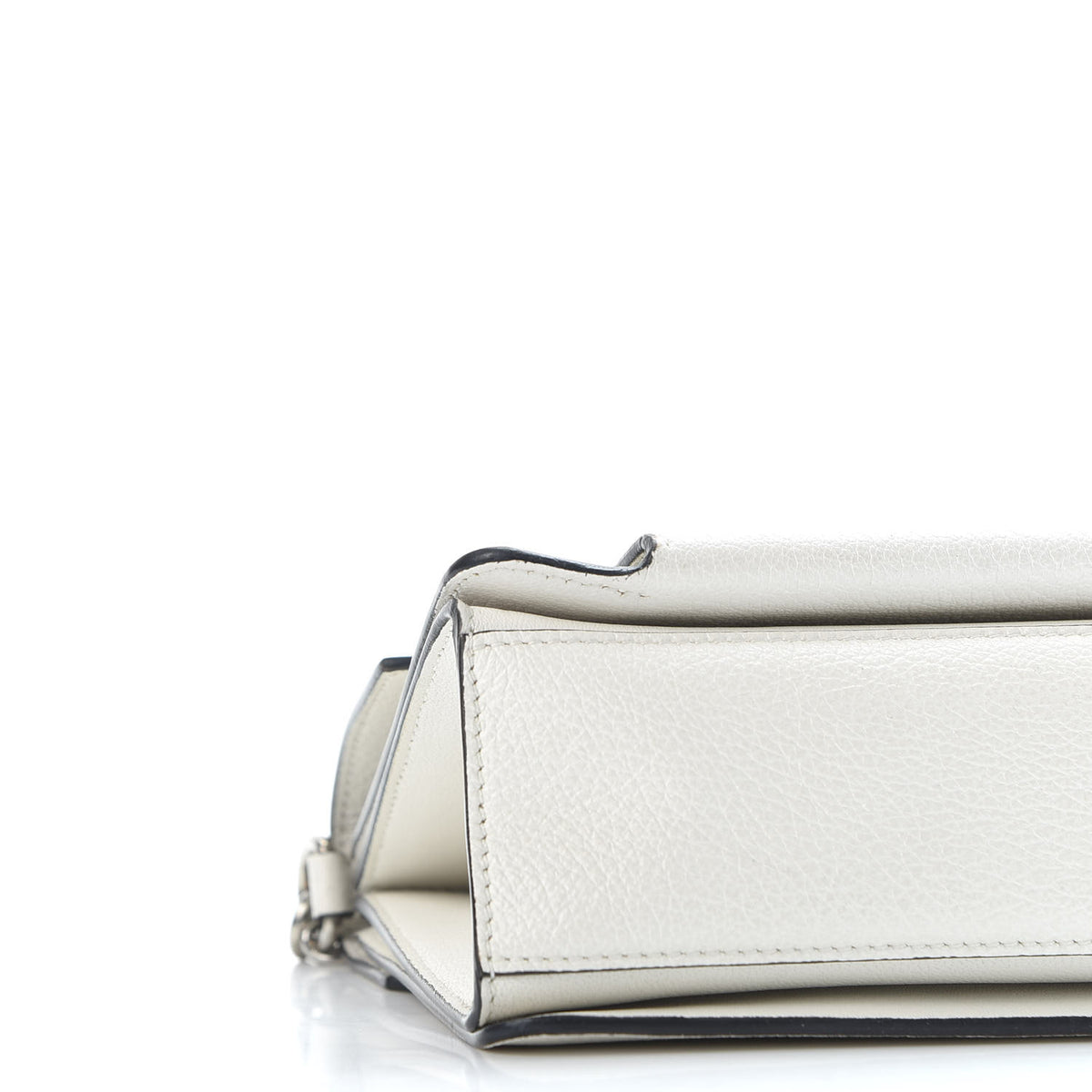 Goatskin Small GV3 Shoulder Bag White