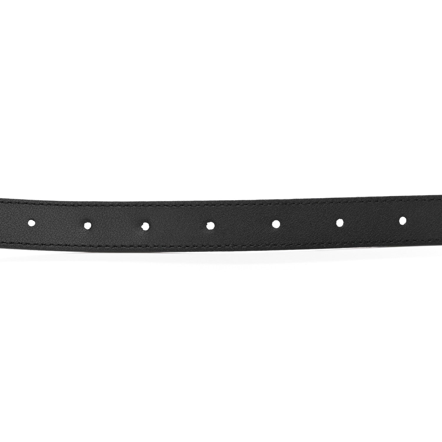 Gucci Calfskin Pearl Double G 20mm Belt 75 30 Black Cream 4 of 5