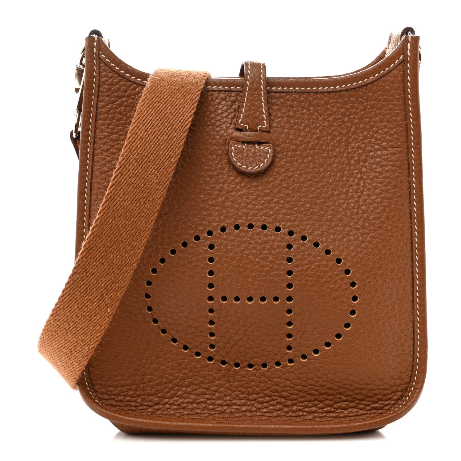 Hermes Taurillon Clemence Evelyne TPM Gold 1 of 13