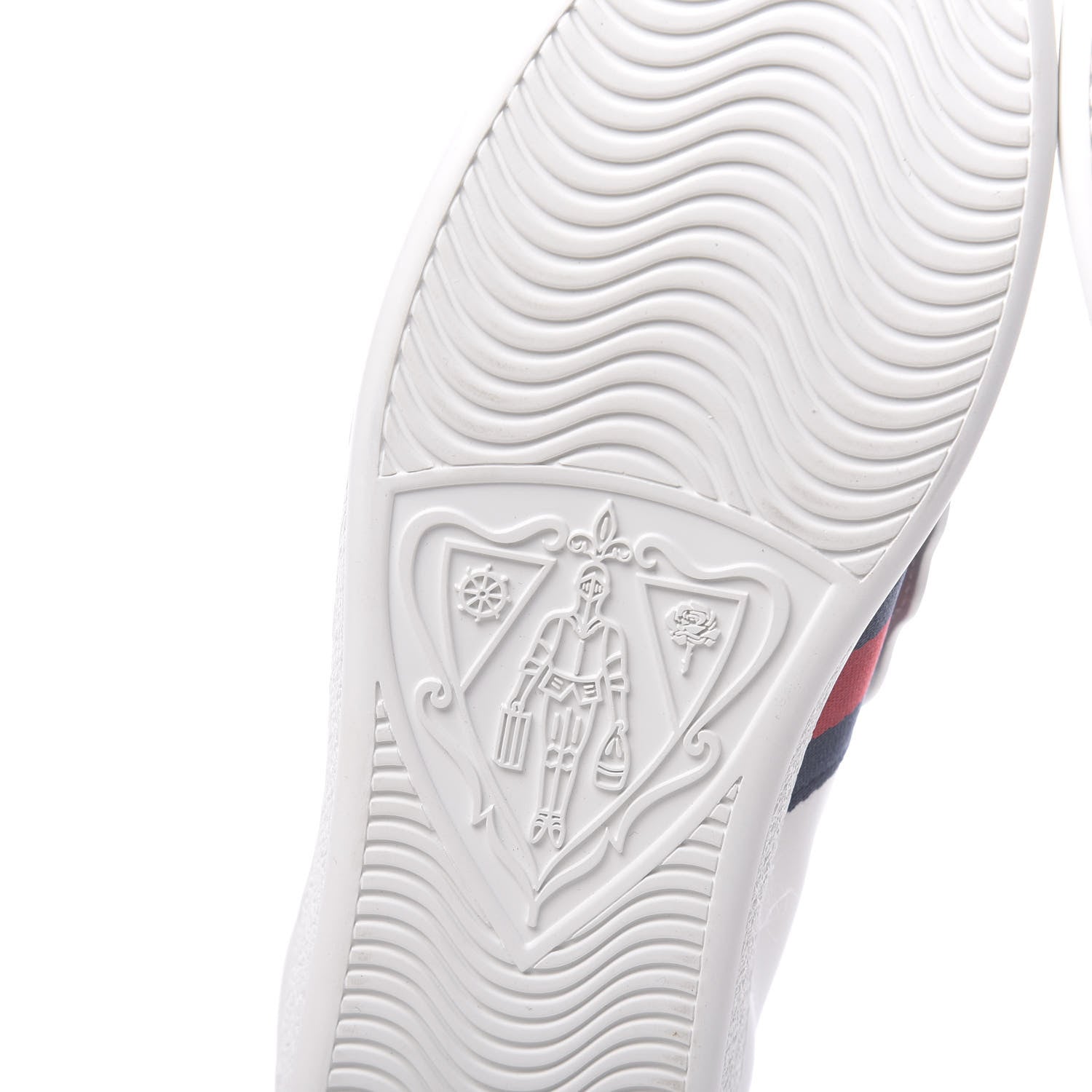 Gucci Calfskin Ayers Crystal Panther Embroidered Womens Ace Sneakers 38 White 6 of 11