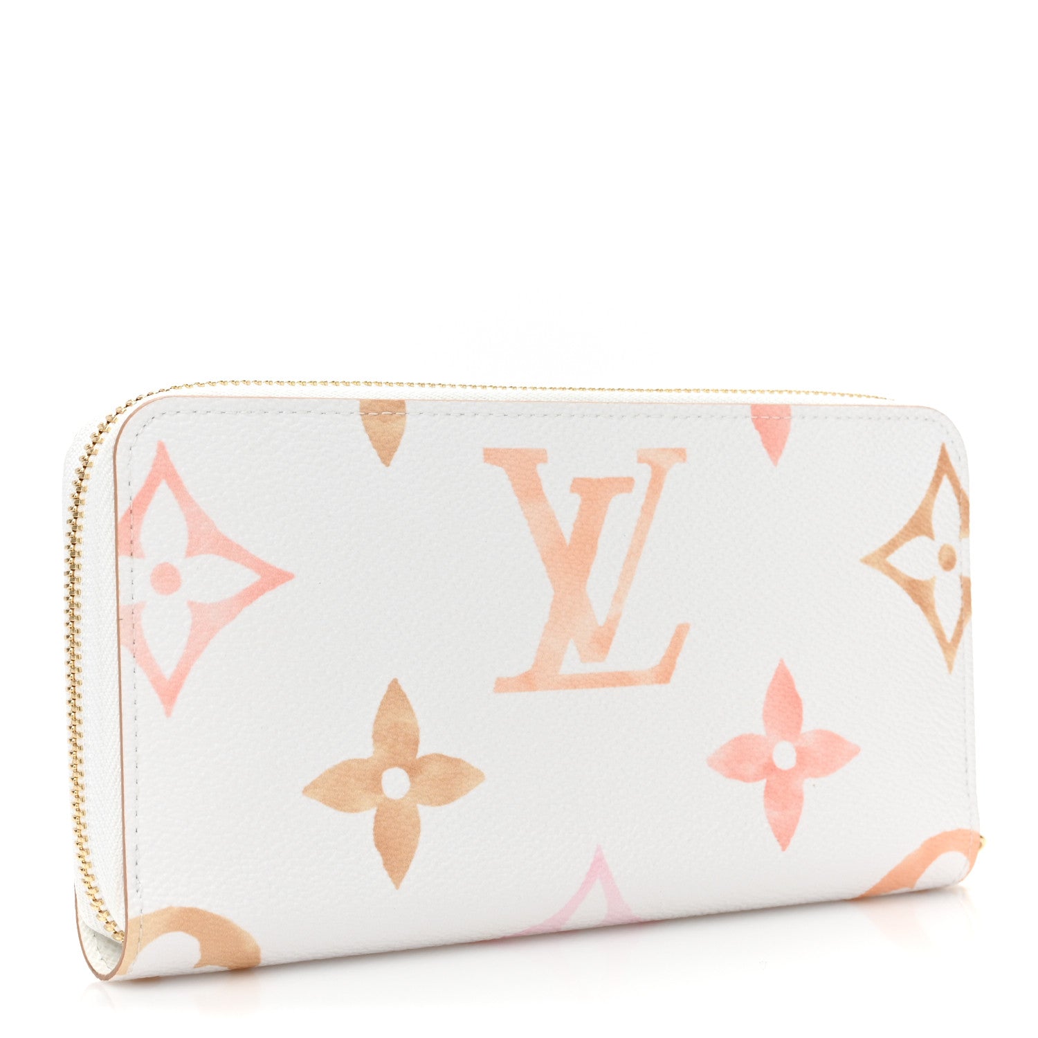 Louis Vuitton Monogram Giant By The Pool Zippy Wallet Resort Beige 3 of 12
