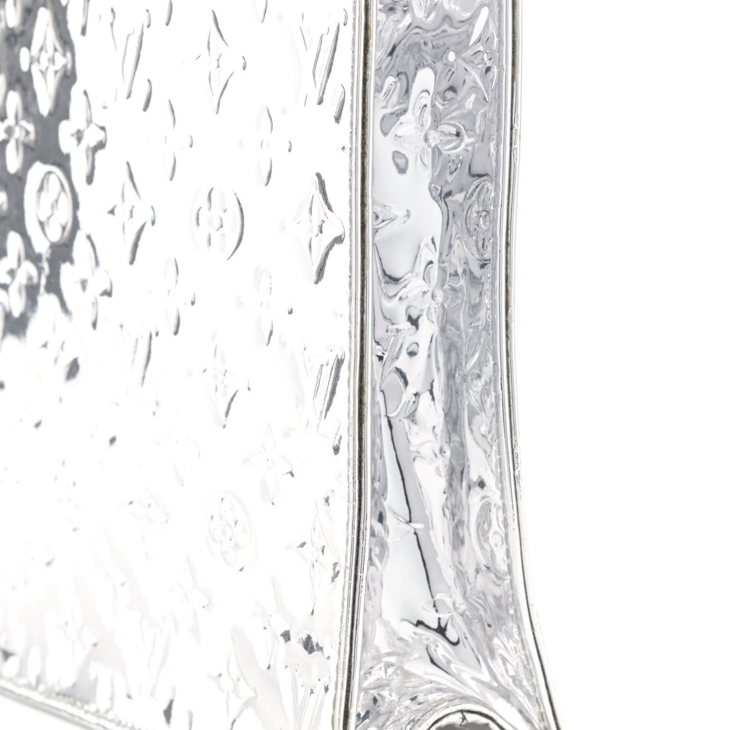 Monogram Miroir Sac Plat Silver
