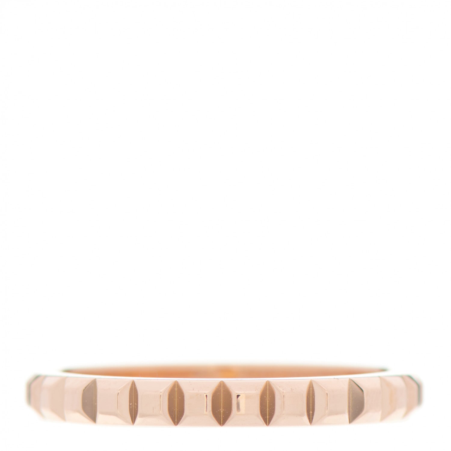 Boucheron 18K Pink Gold Medium Clou De Paris Wedding Band Ring 60 9.25 5 of 8