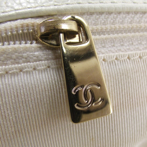 Chanel Caviar Cerf Shopper Tote White 13 of 13