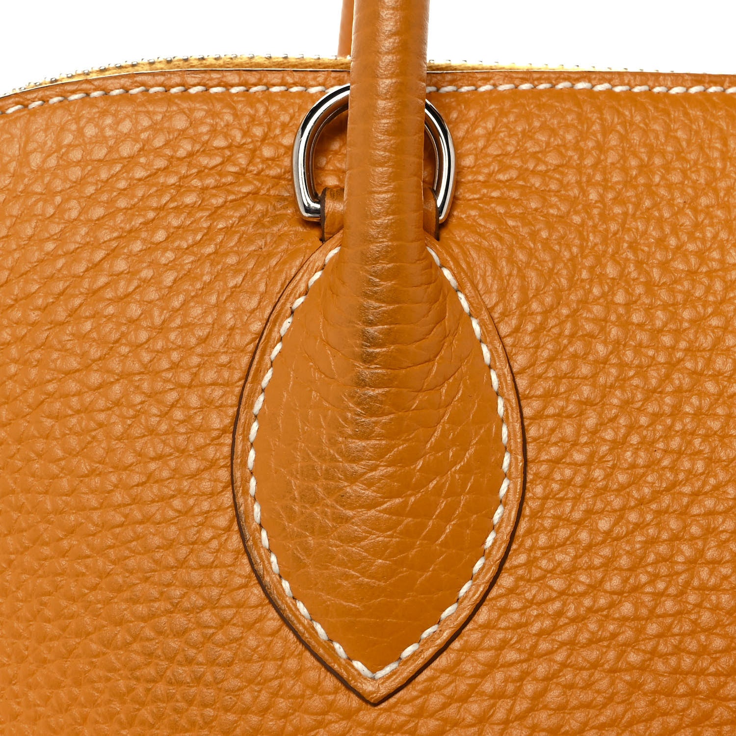 Hermes Taurillon Clemence Bolide 35 Moutarde 8 of 9