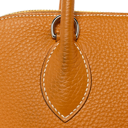 Hermes Taurillon Clemence Bolide 35 Moutarde 8 of 9