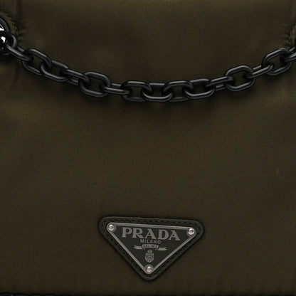 Prada Nylon Tessuto Chain Shoulder Bag Mimetico 8 of 10