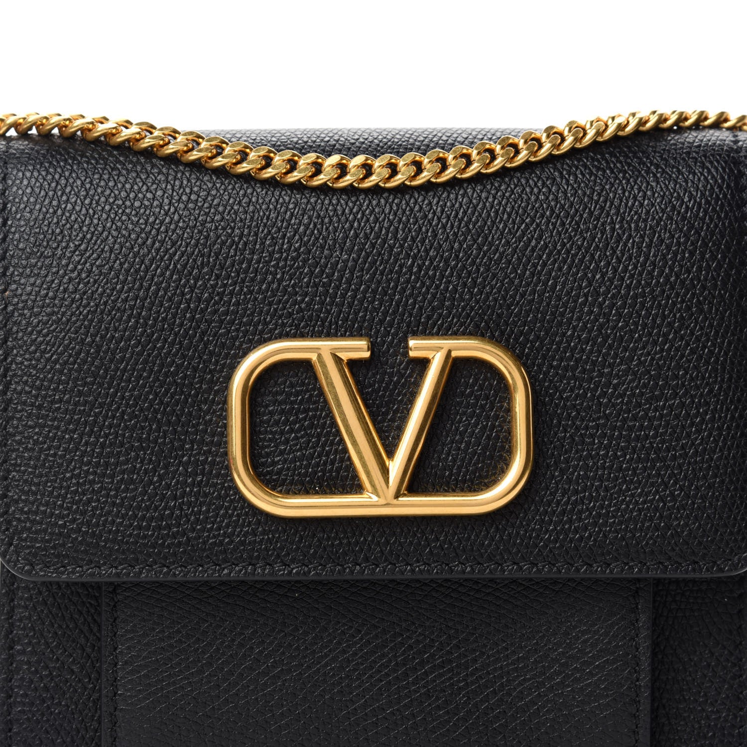 Valentino Garavani Calfskin VLogo Crossbody Bag Black 10 of 11