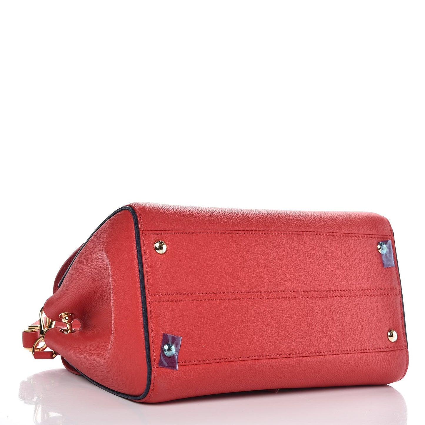 Calfskin Monogram Double V Rubis