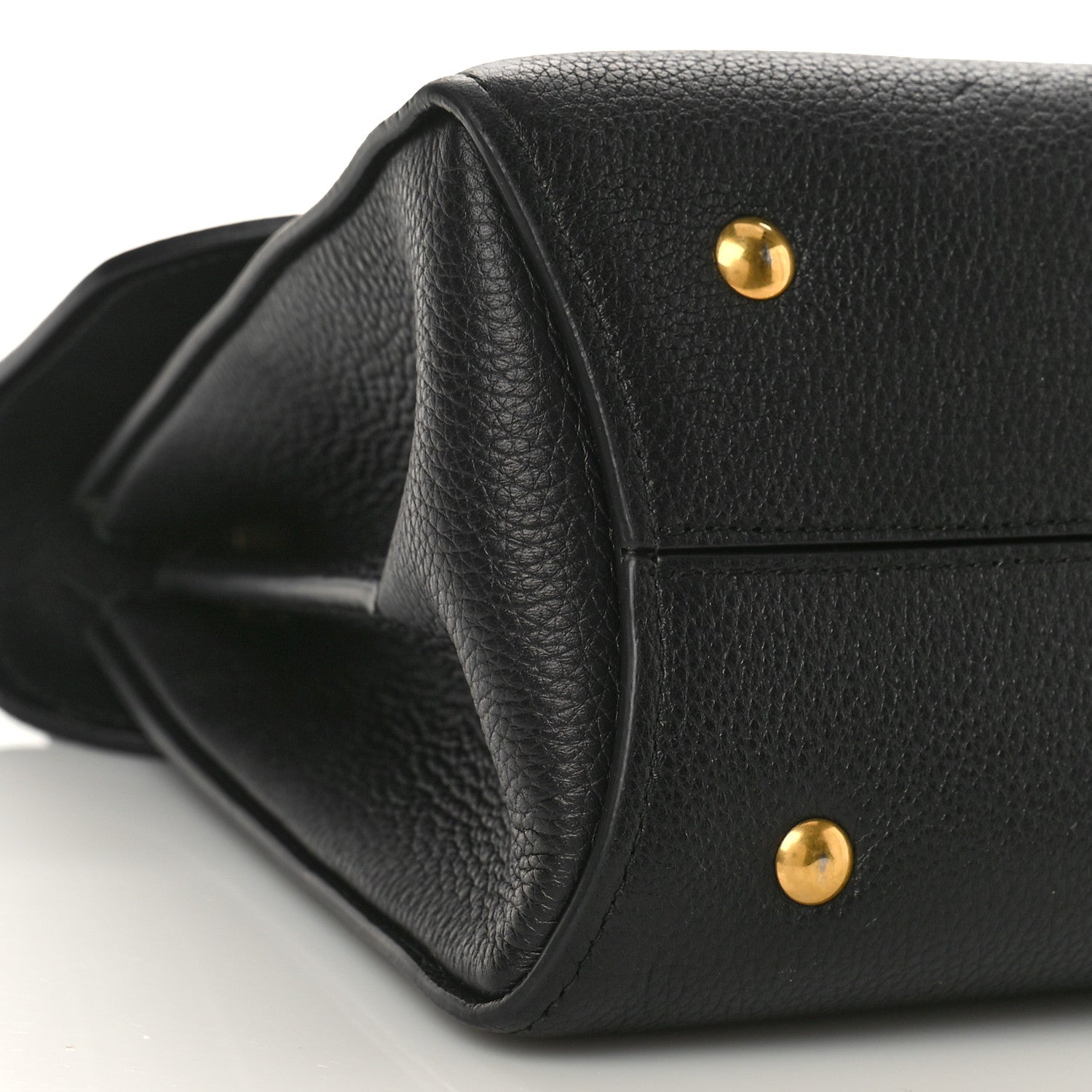Salvatore Ferragamo Calfskin Small Margot Top Handle Satchel Black 7 of 8