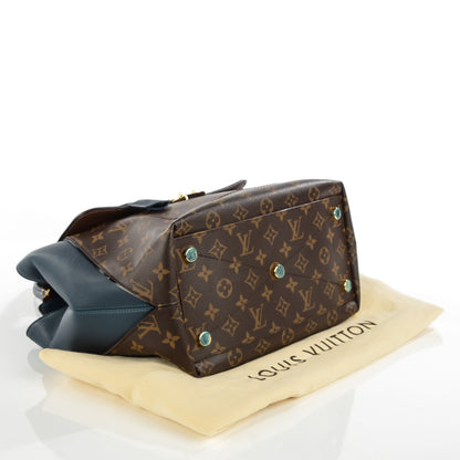 Louis Vuitton Ostrich Python Majestueux Tote MM Blue 4 of 7