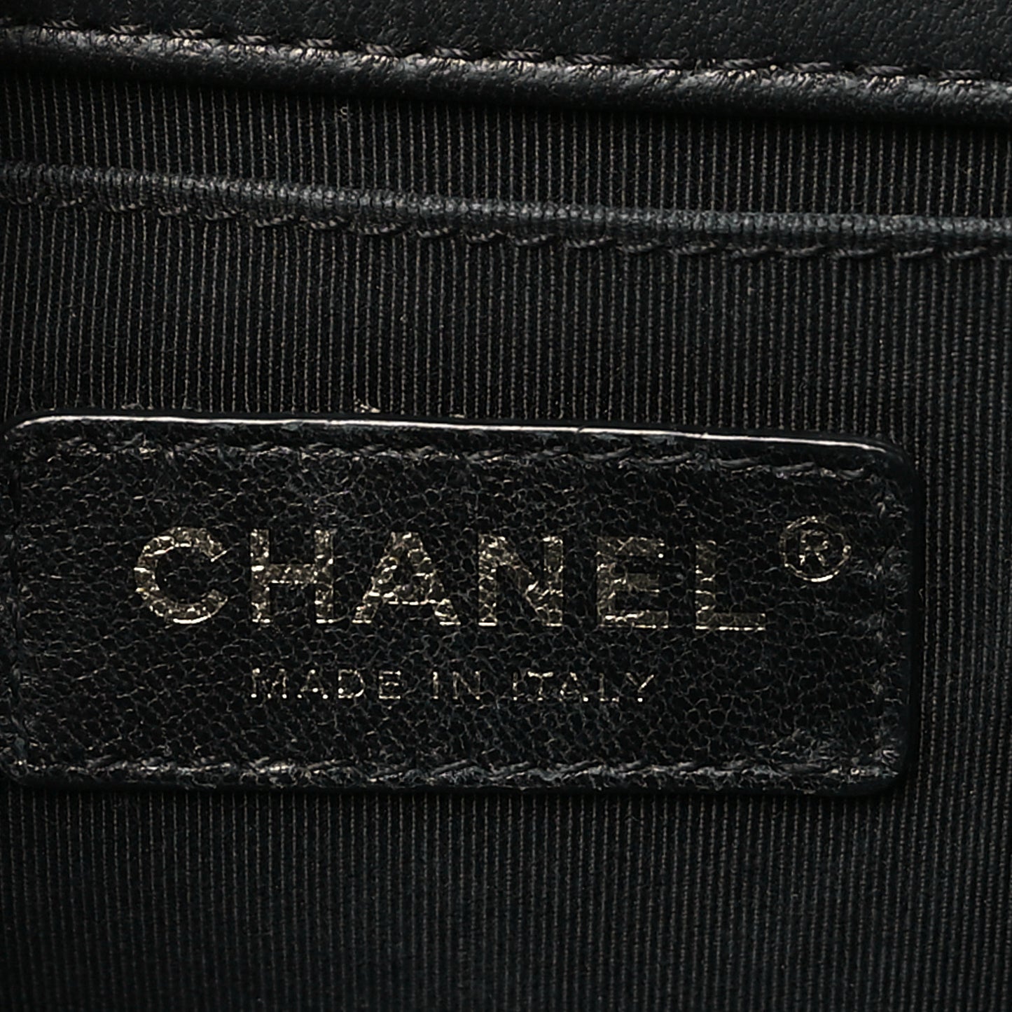 Lambskin Quilted Medium Boy Flap Black