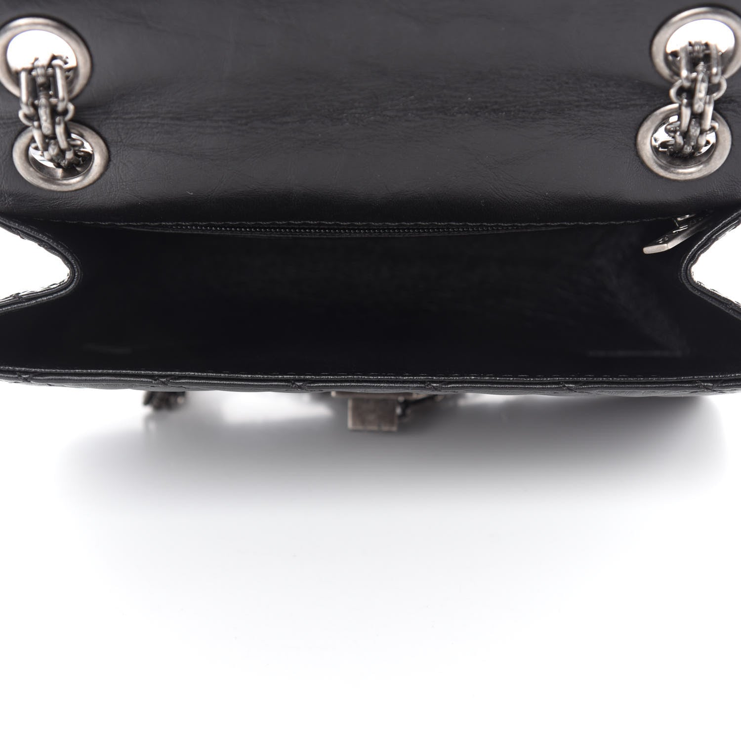Chanel Aged Calfskin Quilted 2.55 Reissue Mini Flap Black 5 of 11