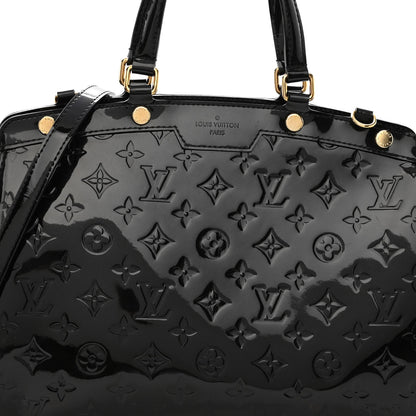 Louis Vuitton Vernis Brea MM Black Black 7 of 9
