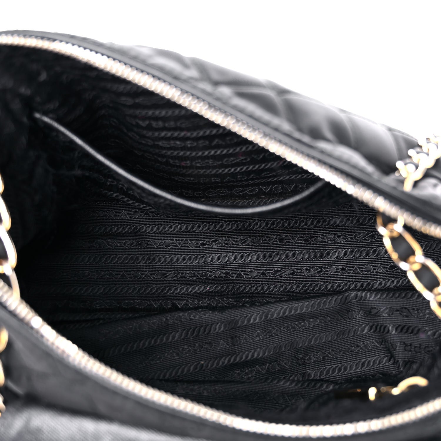 Prada Nylon Tessuto Impuntu Quilted Flap Black 5 of 18