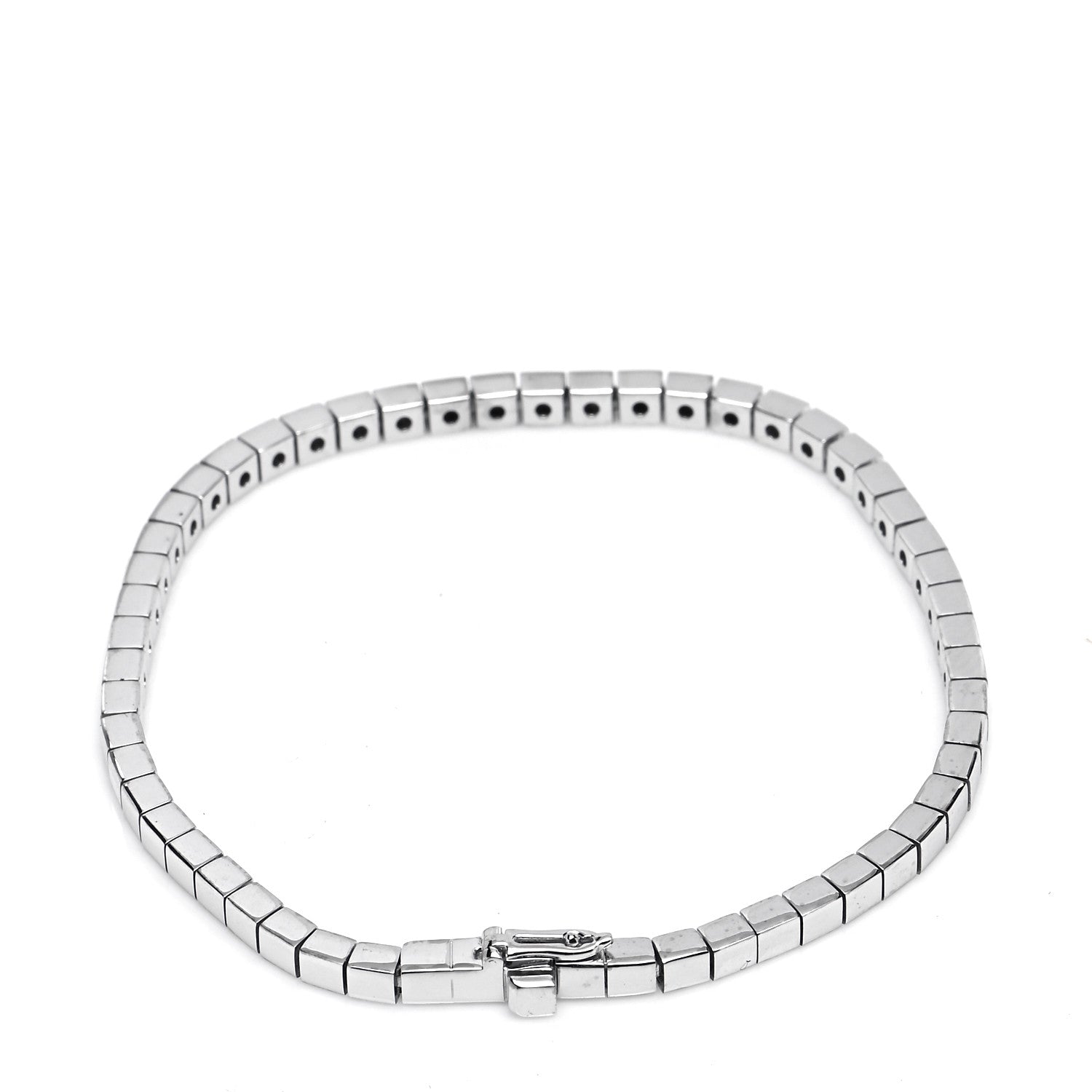 Cartier 18K White Gold Lanieres Bracelet 15 3 of 5