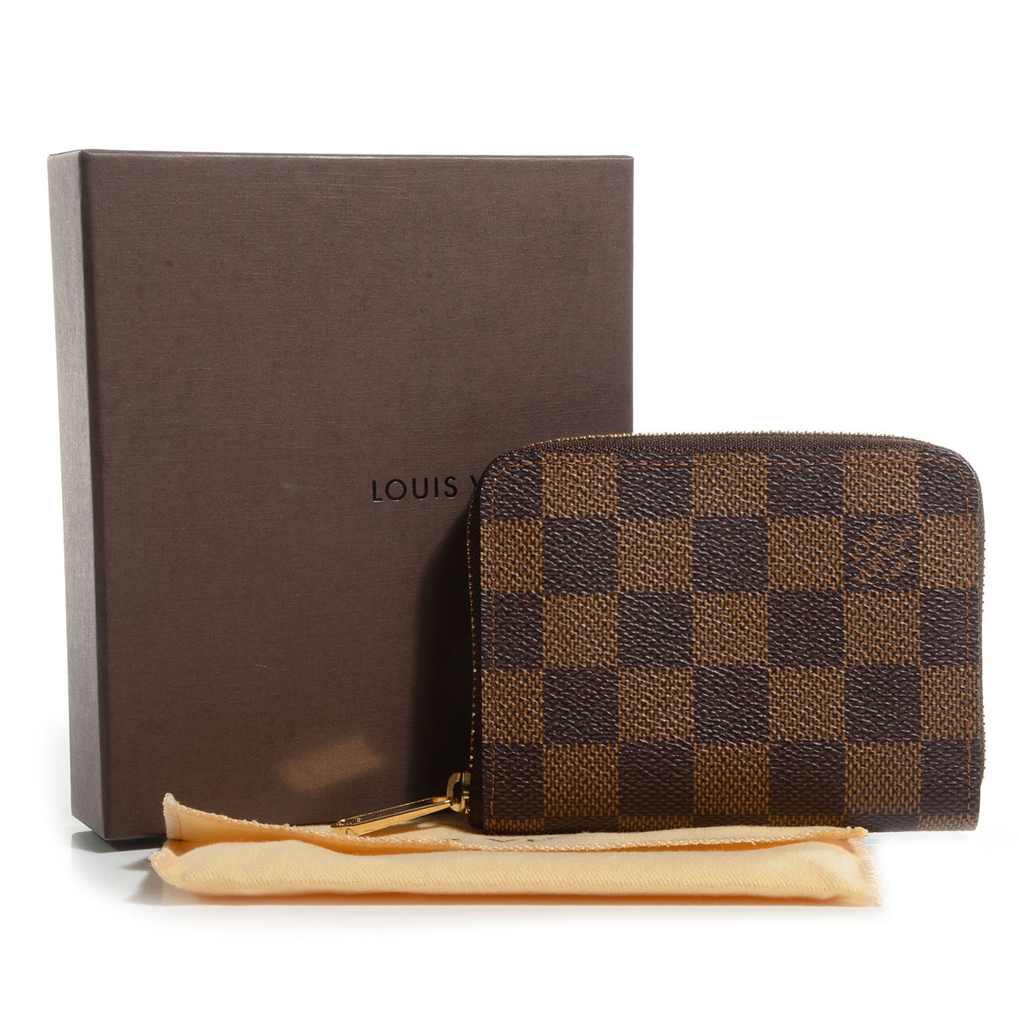 Damier Ebene Zippy Coin Purse