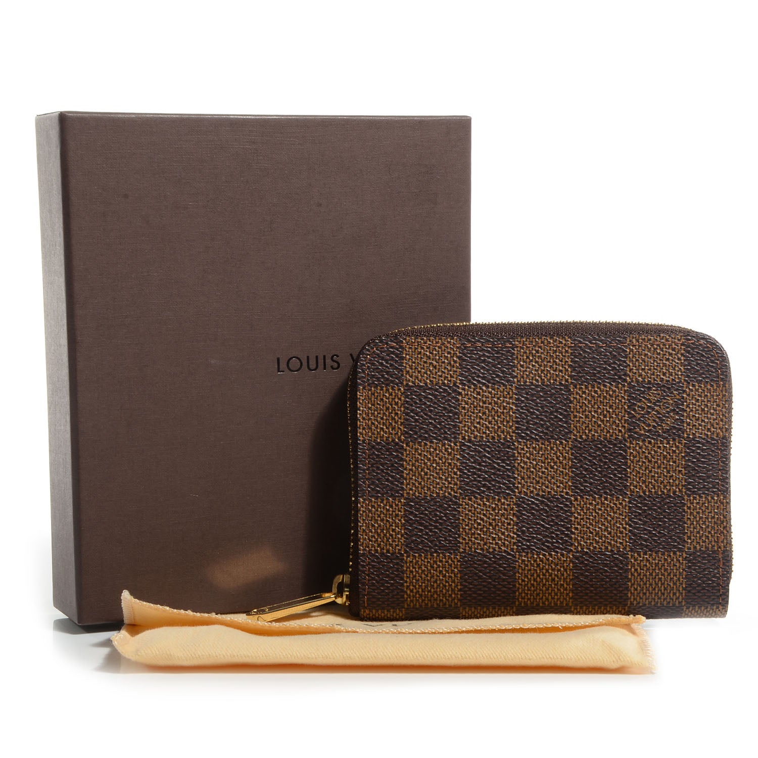 Louis Vuitton Damier Ebene Zippy Coin Purse 8 of 8