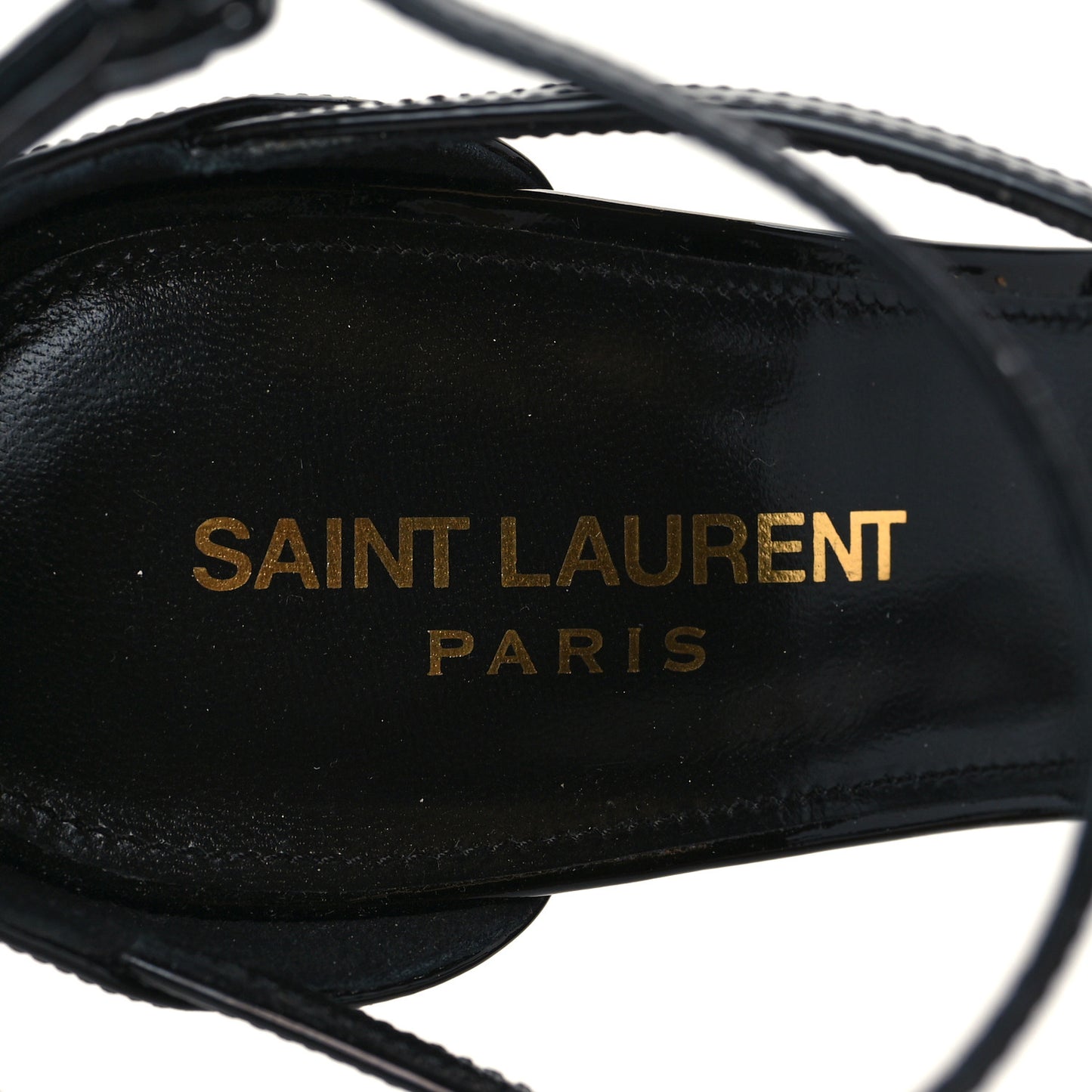 Patent Cassandra 100 Ankle Strap Sandals 39 Black