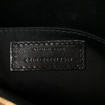 Saint Laurent Calfskin Matelasse Monogram Lou Camera Bag Black 7 of 10