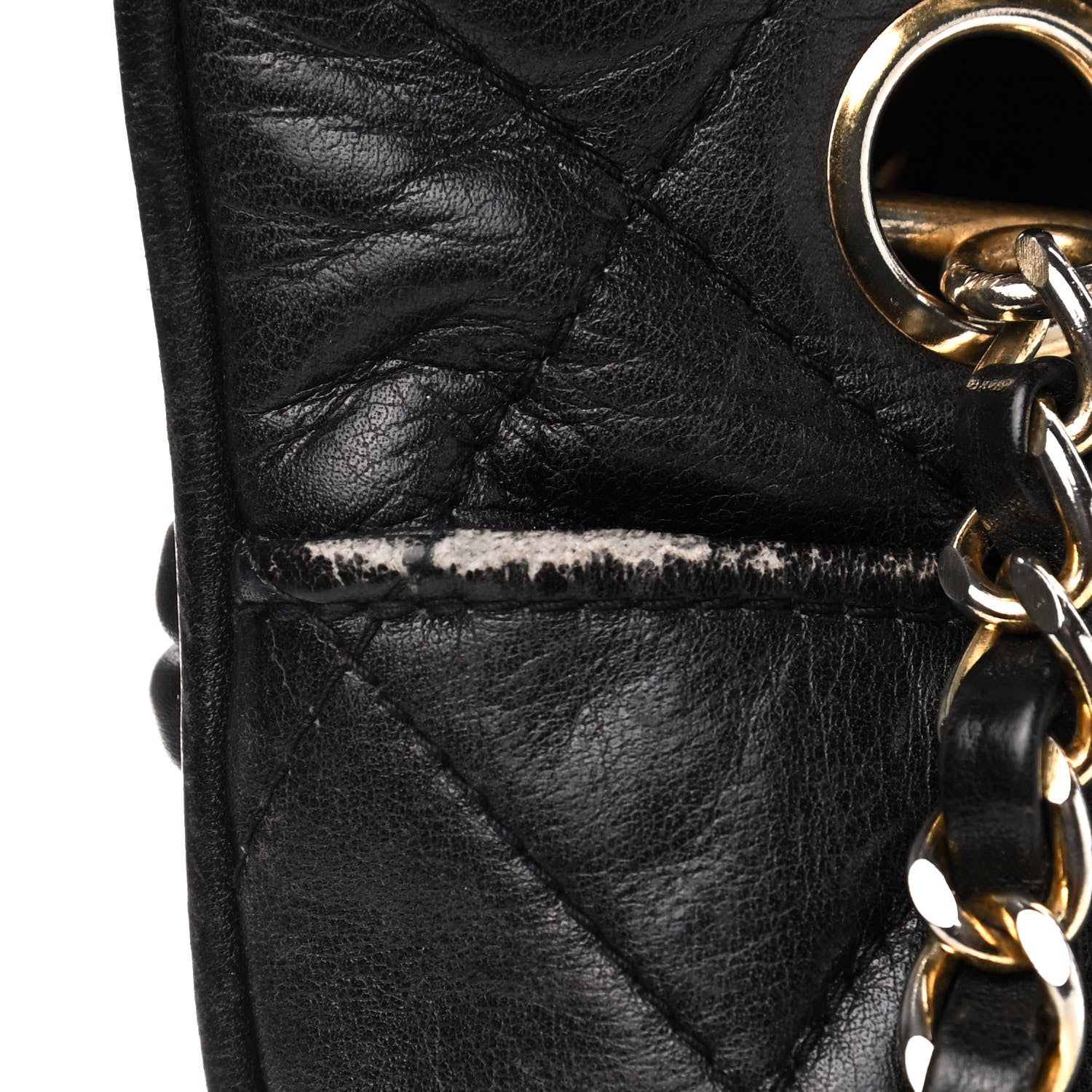 Chanel Lambskin Quilted Shoulder Bag Black 6 of 11