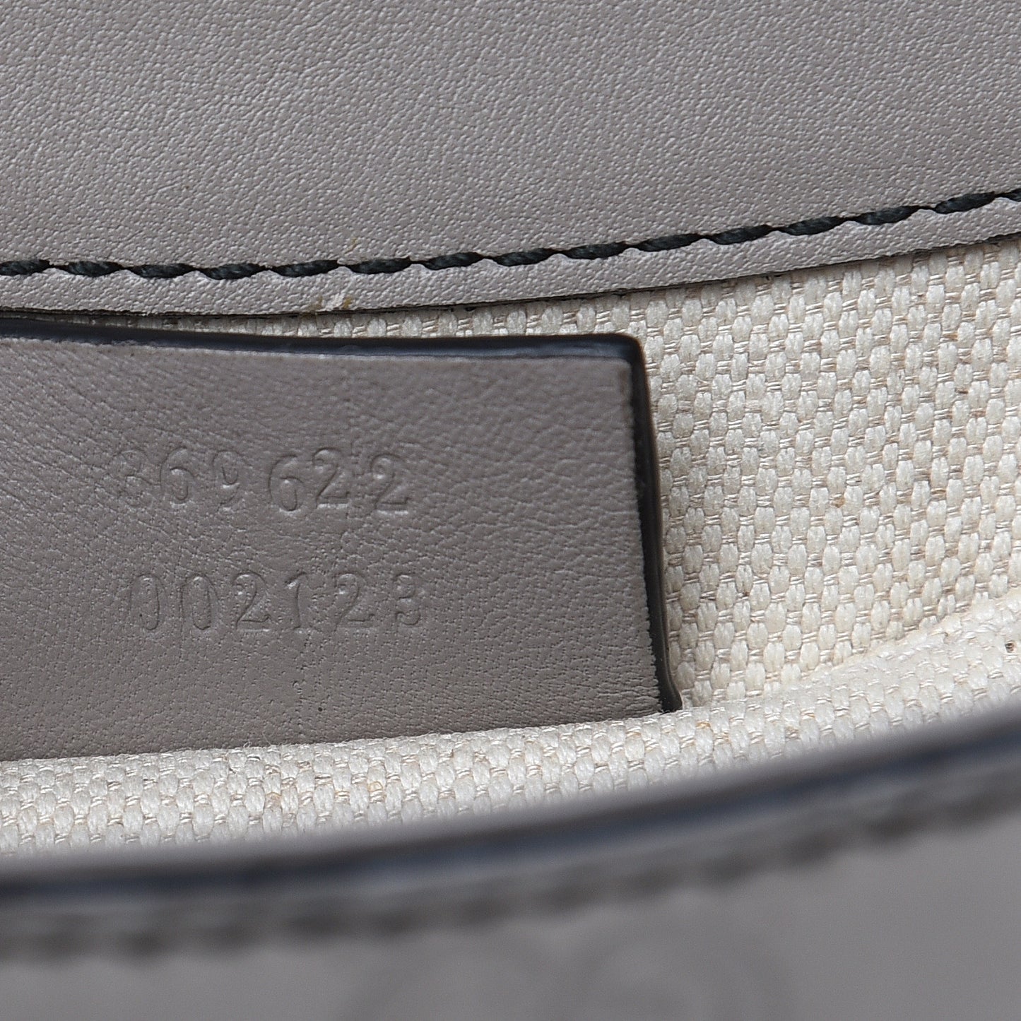 Guccissima Mini Emily Chain Shoulder Bag Storm Grey