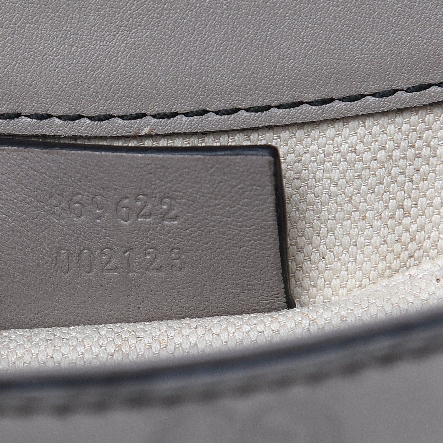Gucci Guccissima Mini Emily Chain Shoulder Bag Storm Grey 7 of 10