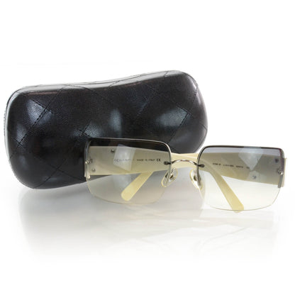 Chanel Crystal CC Logo Sunglasses 4095 B 6 of 7