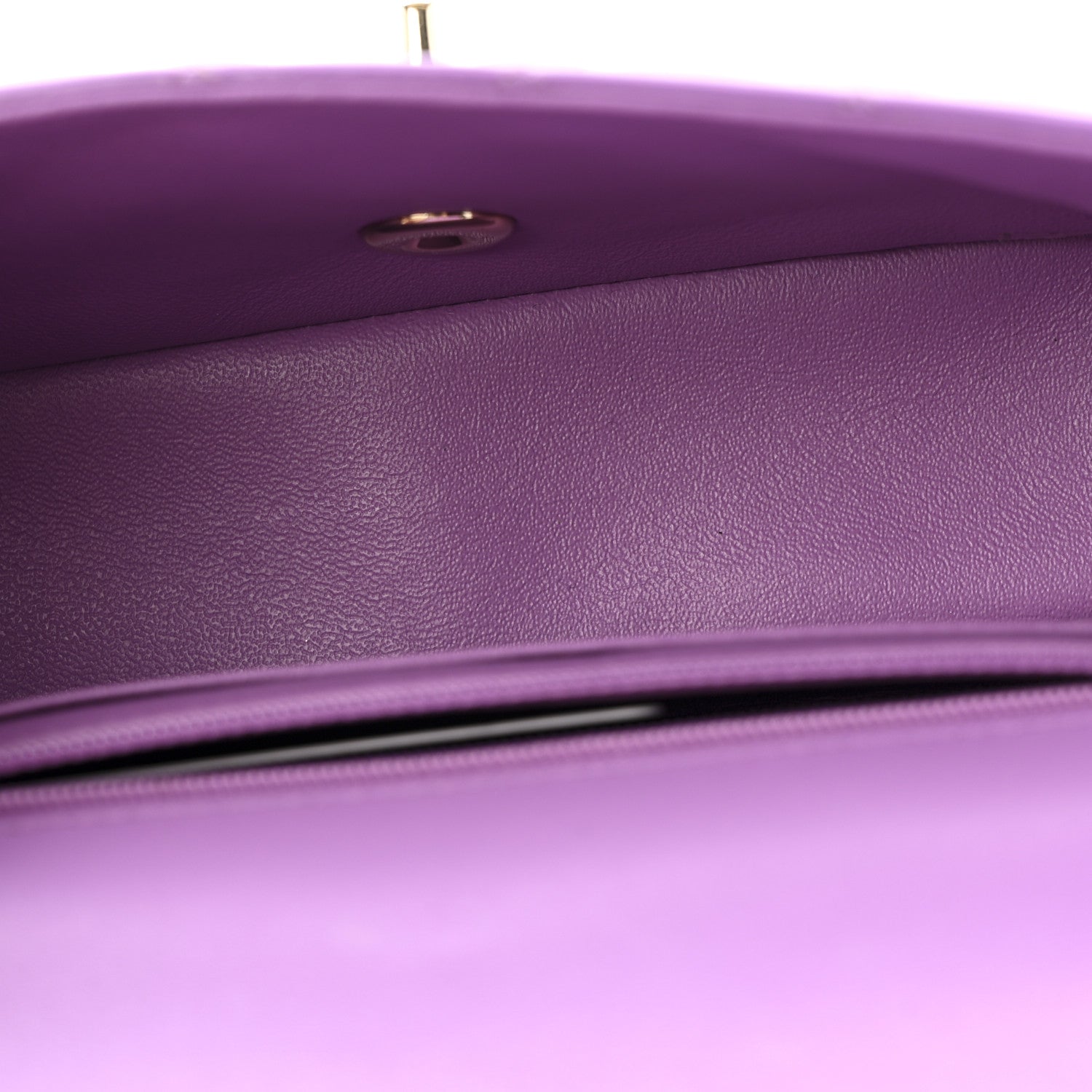 Chanel Patent Quilted Mini Rectangular Flap Purple 5 of 11