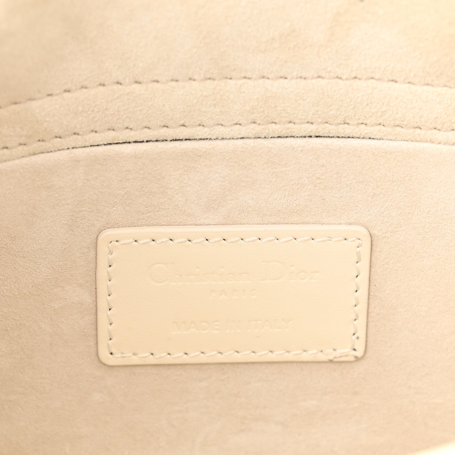 Christian Dior Calfskin Cannage Diamond Medium Lady D-Joy Latte 6 of 13