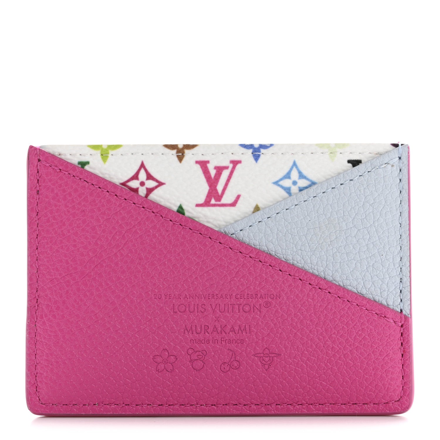 Louis Vuitton LV X TM Monogram Multicolor Criss-Cross Card Holder Kawaii Pink 1 of 6