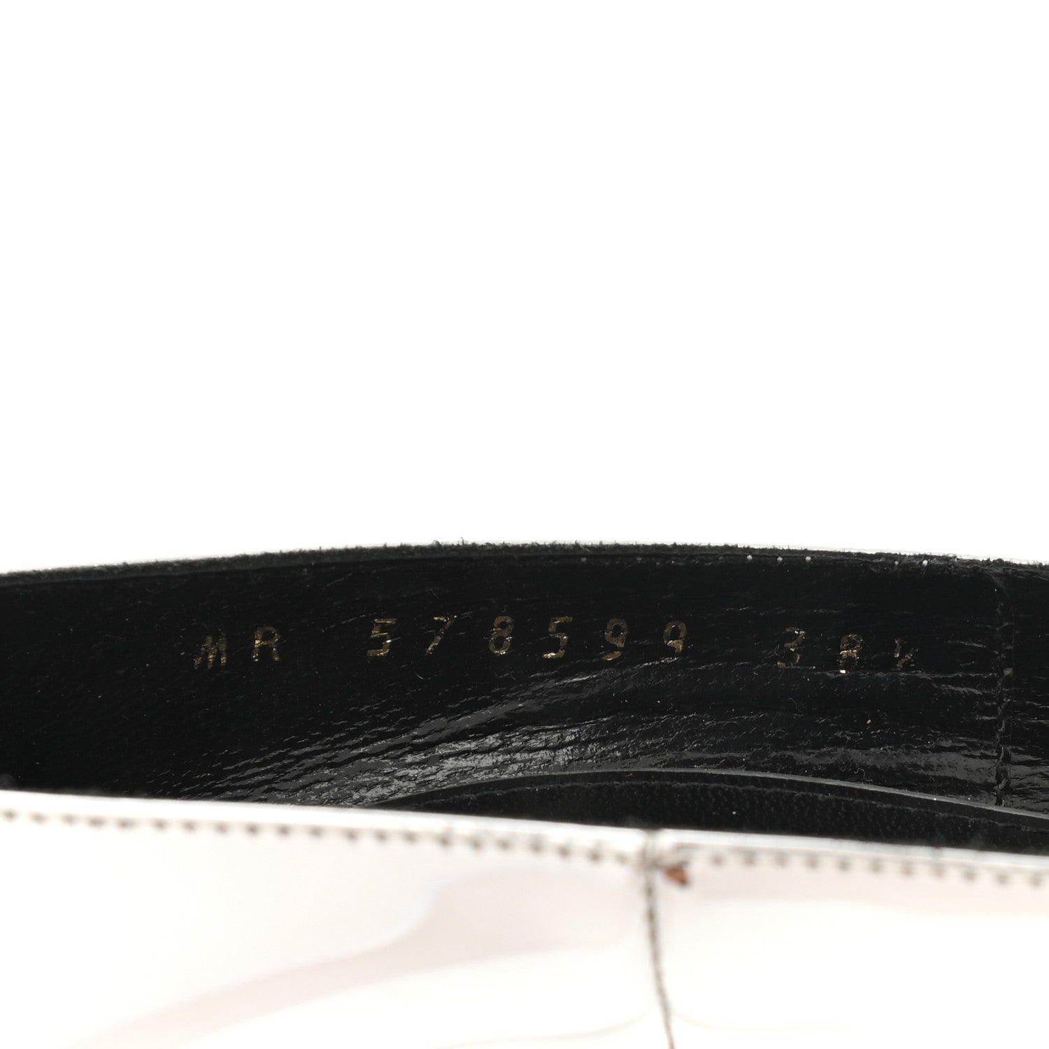 Saint Laurent Calfskin Kiki 100 Pumps 38.5 Silver 7 of 9