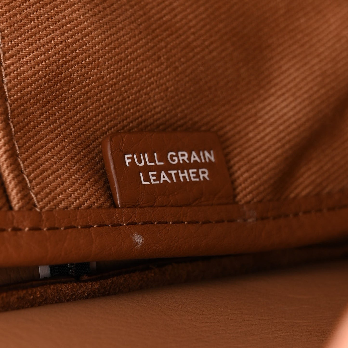 Grained Calfskin Small The Tote Bag Argan Oil