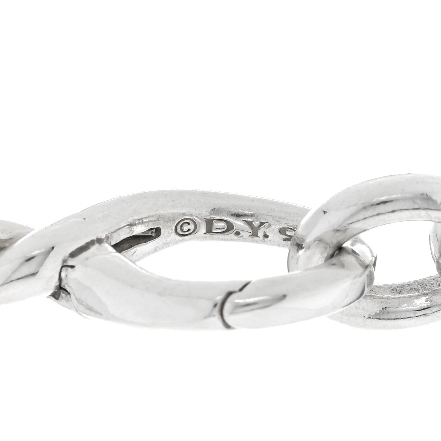 David Yurman Sterling Silver Continuance Chain Necklace 4 of 4