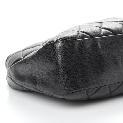 Chanel Caviar Quilted CC Timeless Soft Tote Black 9 of 12