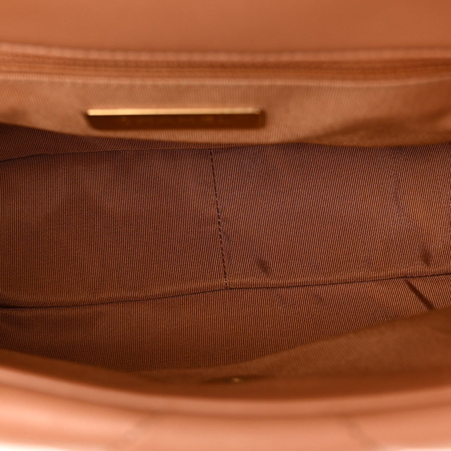 Chanel Lambskin Quilted Medium Chanel 19 Flap Brown 5 of 10