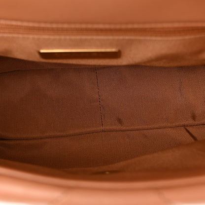 Chanel Lambskin Quilted Medium Chanel 19 Flap Brown 5 of 10