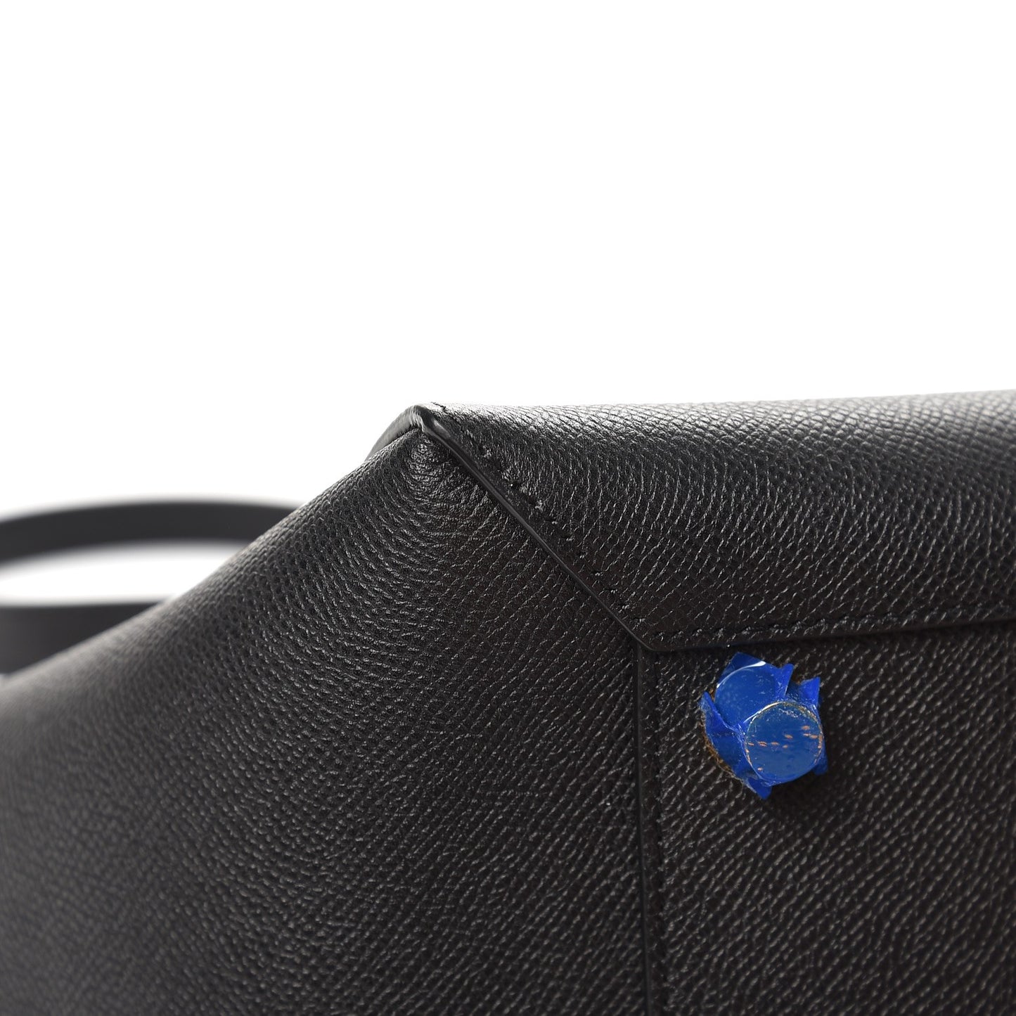 Grained Calfskin Mini Belt Bag Black