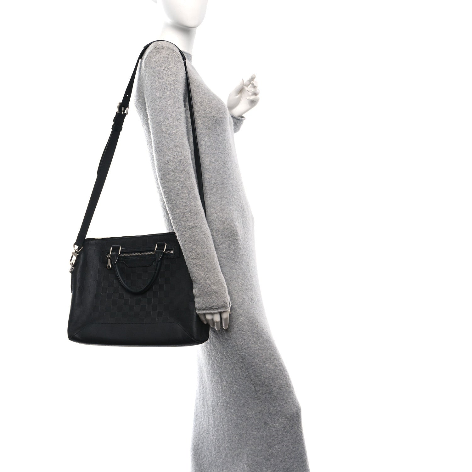 Louis Vuitton Damier Infini Porte-Documents Jour Onyx 2 of 10