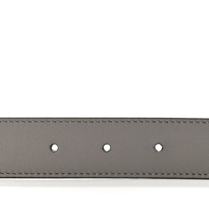 Gucci Calfskin Zumi 30mm Belt 85 34 Dusty Grey 4 of 5