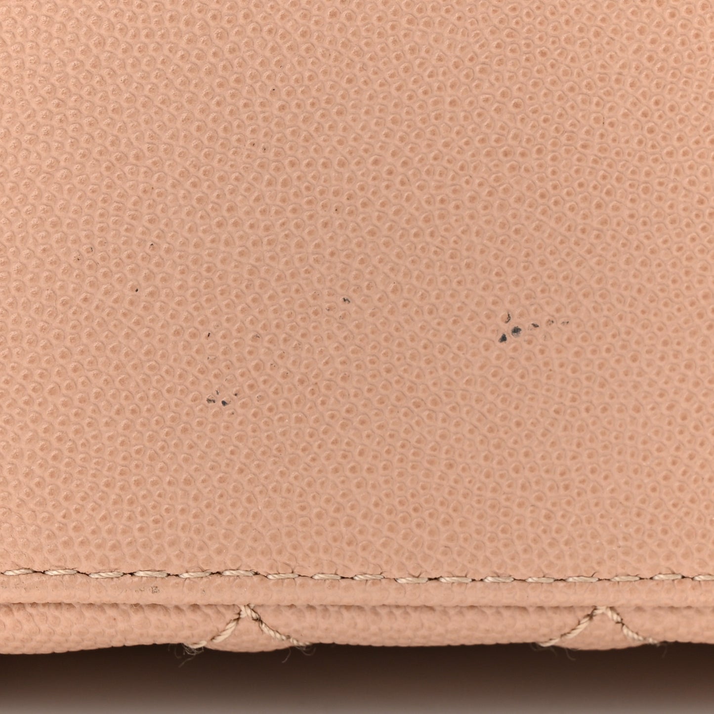 Caviar Quilted Medium Coco Handle Flap Light Beige