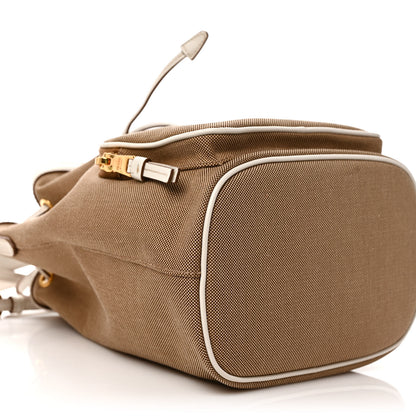 Prada Jacquard Logo Mini Bucket Crossbody Bag Corda Talco 7 of 10