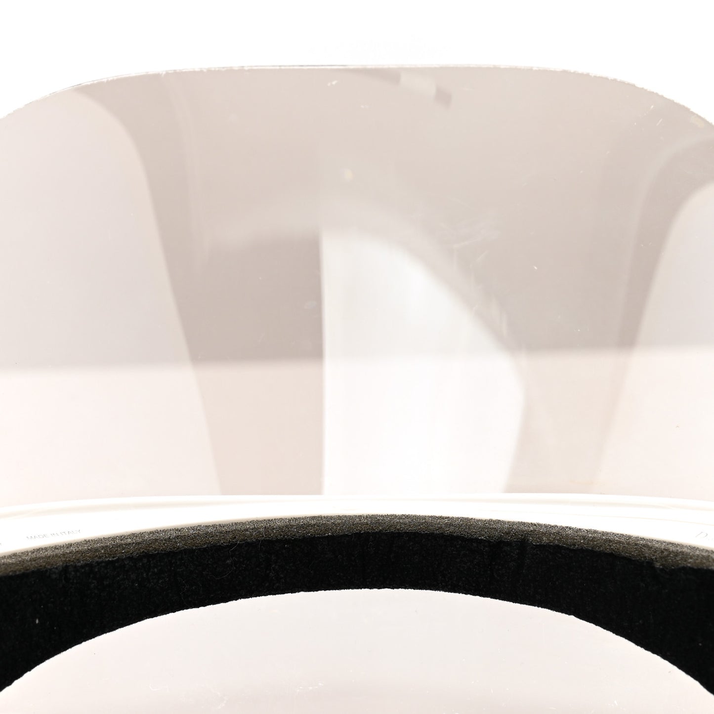 Mirrored DiorClub1 Sun Visor Silver