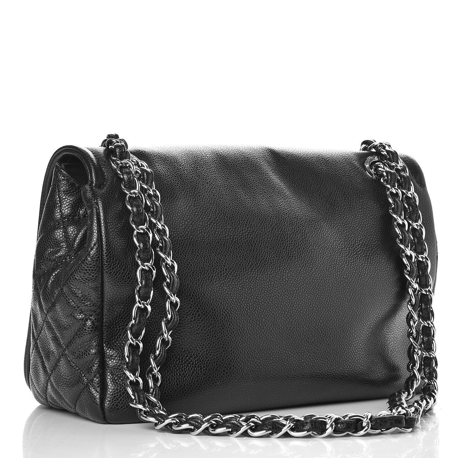 Chanel Caviar Large Timeless CC Flap Black 3 of 9