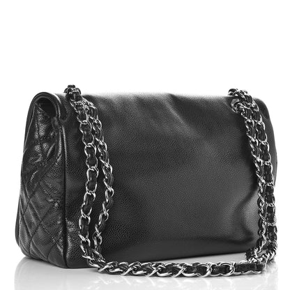 Chanel Caviar Large Timeless CC Flap Black 3 of 9
