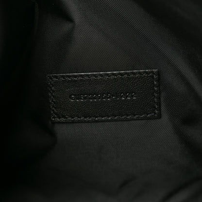 Saint Laurent Lambskin Quilted Gaby Cosmetic Pouch Black 6 of 7