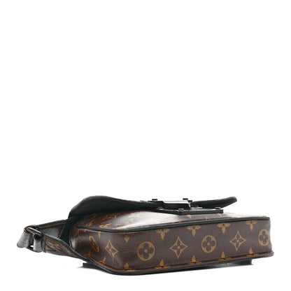 Louis Vuitton Monogram Macassar S Lock Messenger 4 of 18